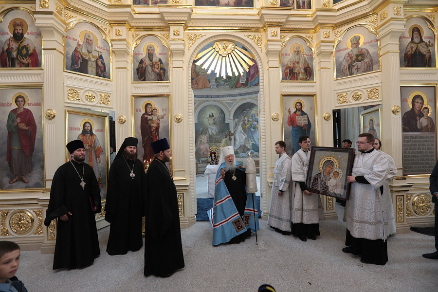 Великое освящение Казанского храма села Дединово